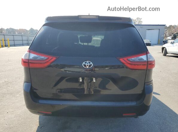 5TDZZ3DC8LS084976 2020 TOYOTA SIENNA Black Front interior view