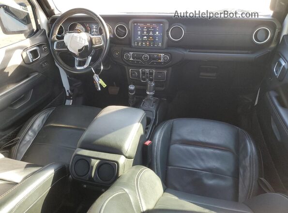 1C6HJTFG6NL162718 2022 JEEP GLADIATOR White Սարքավորումների վահանակի տեսք