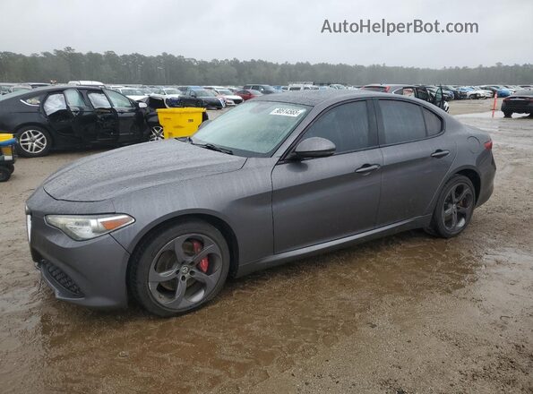 ZARFAEDN1H7550133 2017 ALFA ROMEO GIULIA Серый Задняя левая четверть