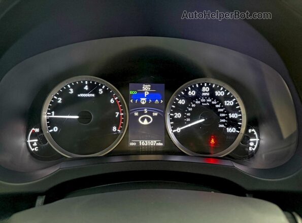 JTHBA1D25G5019923 2016 LEXUS IS Серый Вид щитка приборов