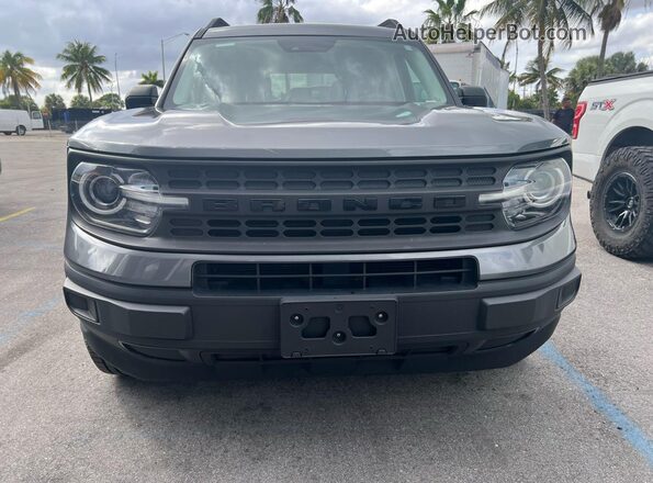 3FMCR9A61MRB02905 2021 FORD BRONCO Gray Vista del compartimento del motor