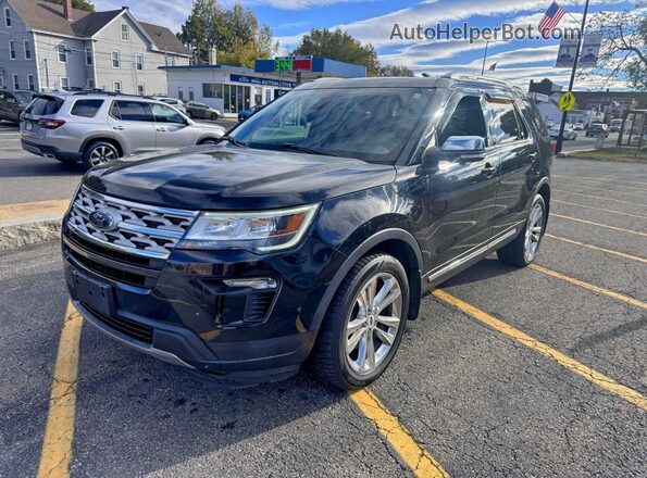 1FM5K8D82KGA01686 2019 FORD FORD EXPLORER Черный Задняя правая четверть
