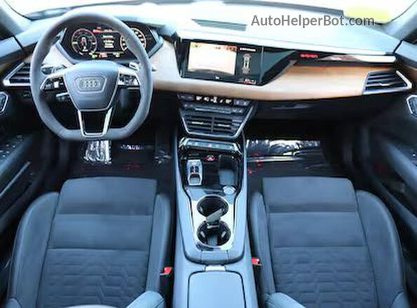 WAUFJBFW6P7005085 2023 AUDI E-TRON Black Widok zestawu wskaźników