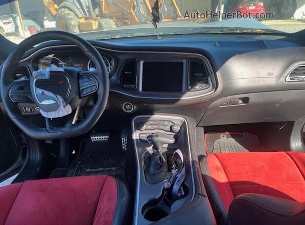 2C3CDZFJ7NH205599 2022 DODGE CHALLENGER Серый Вид сзади
