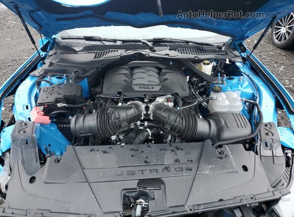 1FA6P8CF3S5407522 2025 FORD MUSTANG Blue Widok wnętrza z tyłu