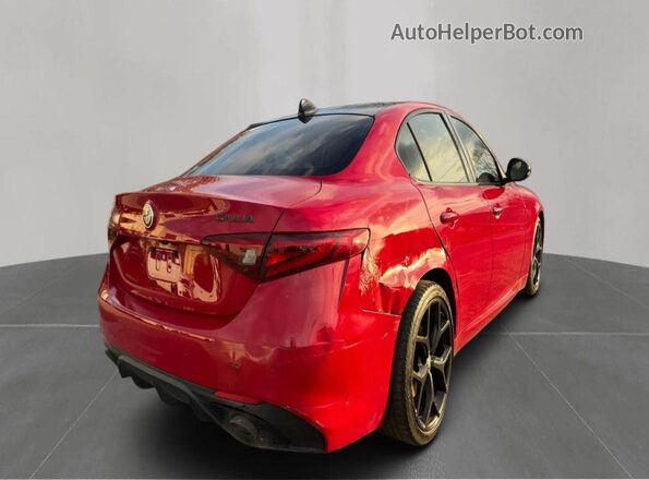 ZARFAMAN4L7626063 2020 ALFA ROMEO GIULIA Red Front right
