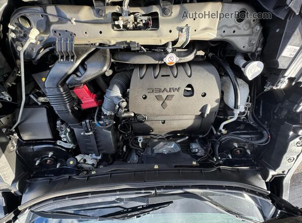 JA4APVAU1MU011340 2021 MITSUBISHI OUTLANDER Black წინა პანელის ხედი