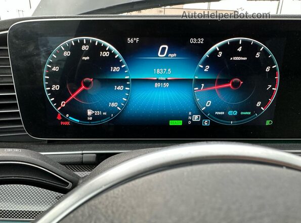 4JGFF5KE7LA079465 2020 MERCEDES-BENZ GLS Black Widok zestawu wskaźników
