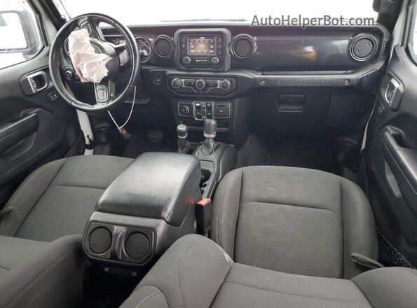 1C4HJXDN1LW123466 2020 JEEP WRANGLER White Vista del cuadro de instrumentos