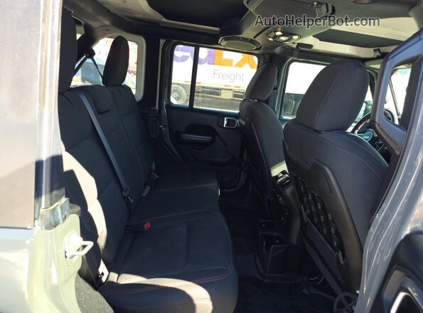 1C4HJXFN1MW601237 2021 JEEP WRANGLER Gray Front interior view