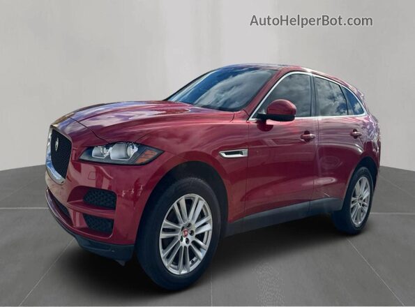 SADCK2GX4LA642987 2020 JAGUAR F-PACE Red Trasero izquierdo