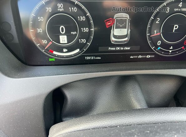 SADCK2FX1KA358328 2019 JAGUAR F-PACE Blue Instrument cluster view