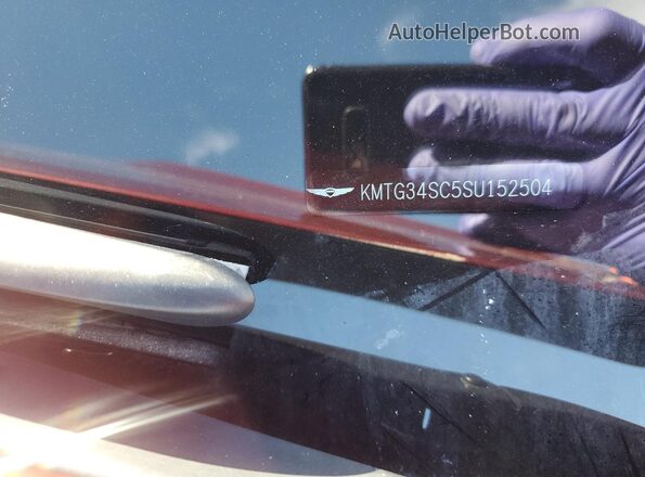 KMTG34SC5SU152504 2025 GENESIS G70 Maroon 