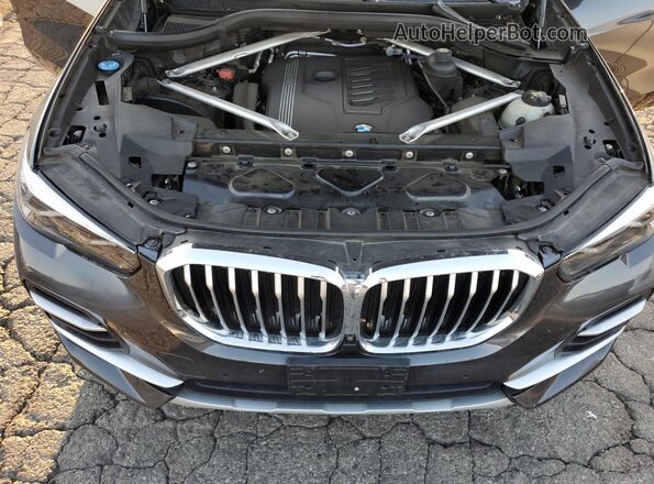 5UXCR4C01P9P01107 2023 BMW X5 Black Вид наклейки з VIN-кодом