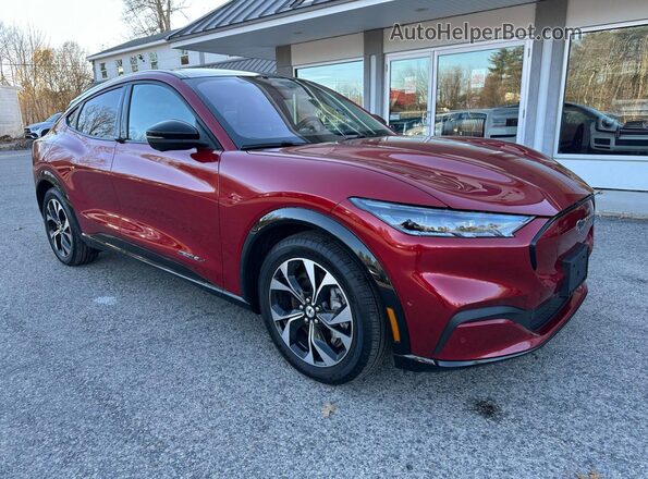 3FMTK3R75MMA61531 2021 FORD MUSTANG MACH-E PREMI Maroon Tył lewy