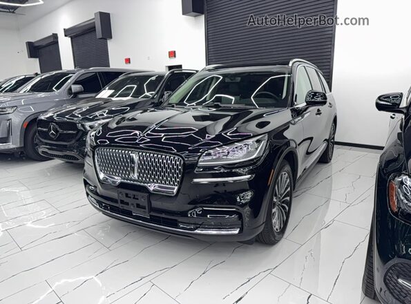 5LM5J7WC7RGL00595 2024 LINCOLN AVIATOR Black Tył prawy