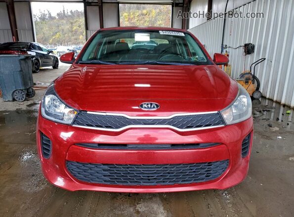 3KPA24AB0JE077630 2018 KIA RIO Red 