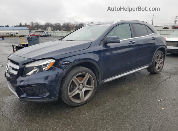 WDCTG4GB1HJ302212 2017 MERCEDES-BENZ GLA-CLASS Blue Trasero izquierdo