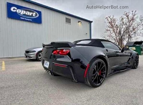 1G1YY3D77K5111986 2019 CHEVROLET CORVETTE Black წინა ხედი