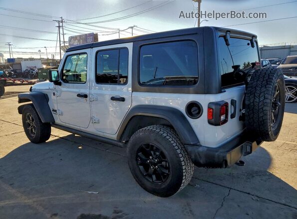 1C4HJXDN8MW558941 2021 JEEP WRANGLER White Rear right