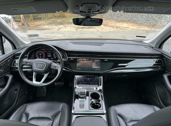 WA1LXAF78LD011550 2020 AUDI Q7 Black ხელსაწყოთა პანელის ხედი
