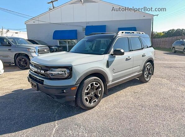 3FMCR9C66NRD78267 2022 FORD BRONCO Gray Задня права чверть