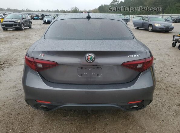ZARFAEDN1H7550133 2017 ALFA ROMEO GIULIA Серый Вид салона спереди