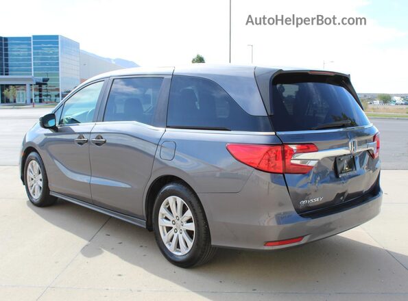 5FNRL6H20JB086713 2018 HONDA ODYSSEY Gray Вид спереду