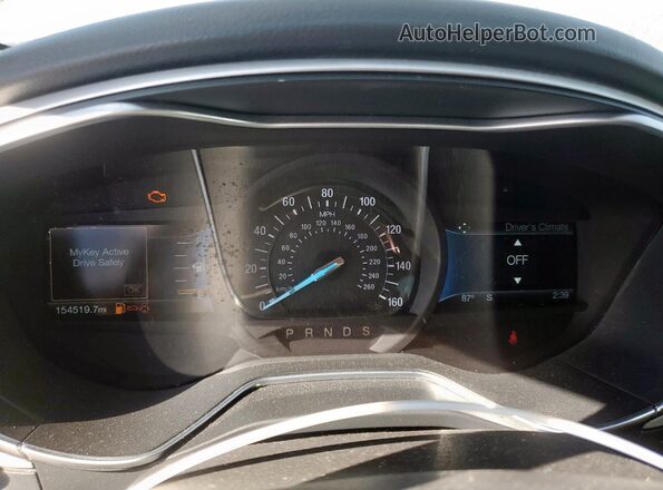 3FA6P0HD9GR110302 2016 FORD FUSION Серебряный Вид задних сидений