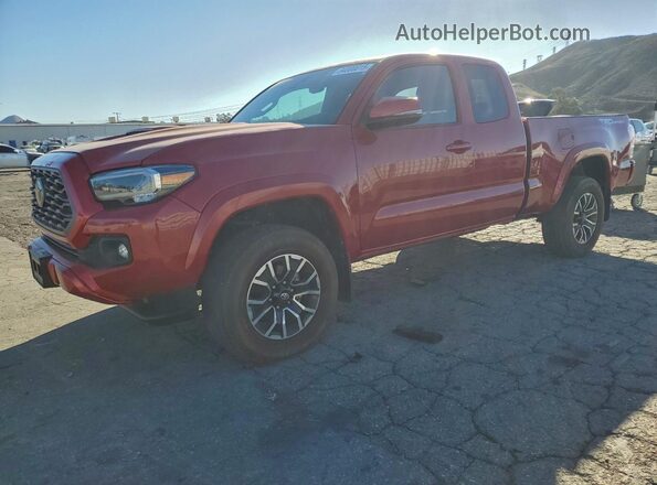 3TYRZ5CNXNT023683 2022 TOYOTA TACOMA Red Trasero izquierdo