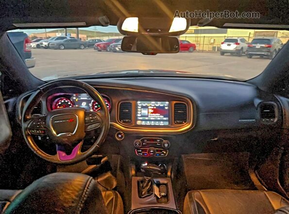 2C3CDXBG6LH234409 2020 DODGE CHARGER Purple Вид задніх сидінь
