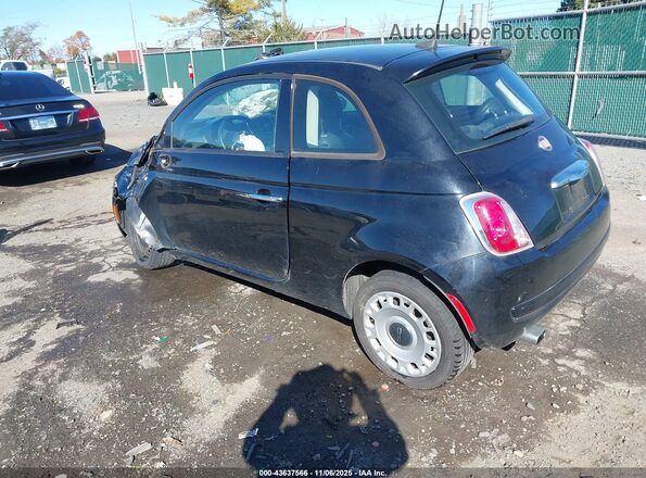 3C3CFFAR5GT174496 2016 FIAT 500 Black უკანა მარცხენა