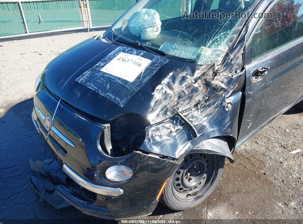 3C3CFFAR5GT174496 2016 FIAT 500 Black წინა ხედი