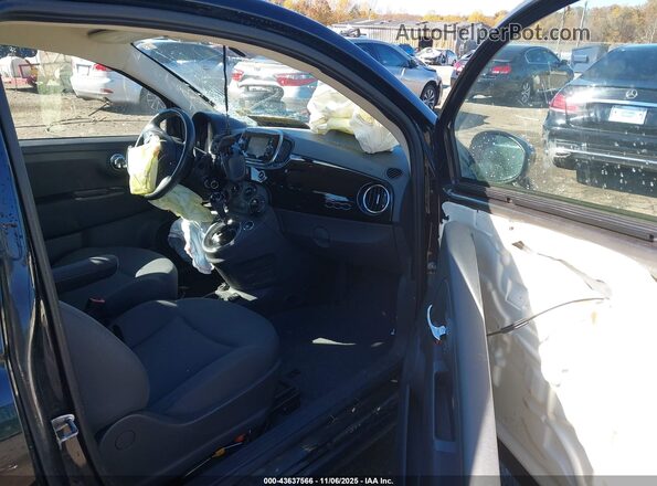 3C3CFFAR5GT174496 2016 FIAT 500 Black წინა სალონის ხედი