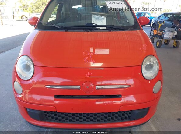 3C3CFFAR6GT184390 2016 FIAT 500 Orange Vista del cuadro de instrumentos