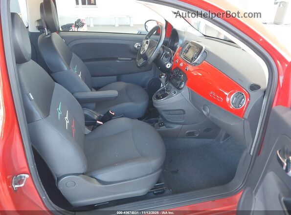 3C3CFFAR6GT184390 2016 FIAT 500 Orange Vista interior delantera