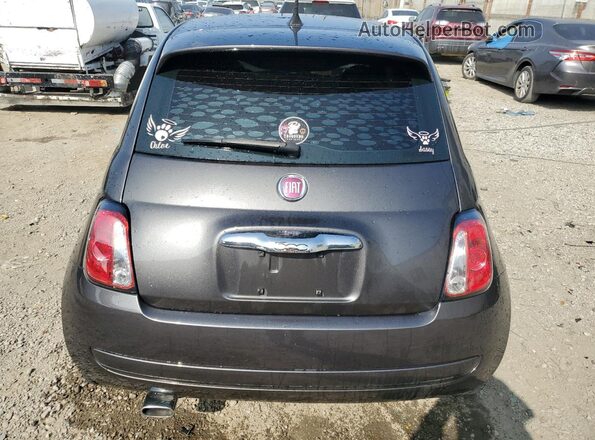 3C3CFFARXGT248513 2016 FIAT 500 Charcoal Rear view
