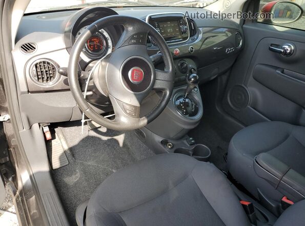 3C3CFFARXGT248513 2016 FIAT 500 Charcoal Dashboard view