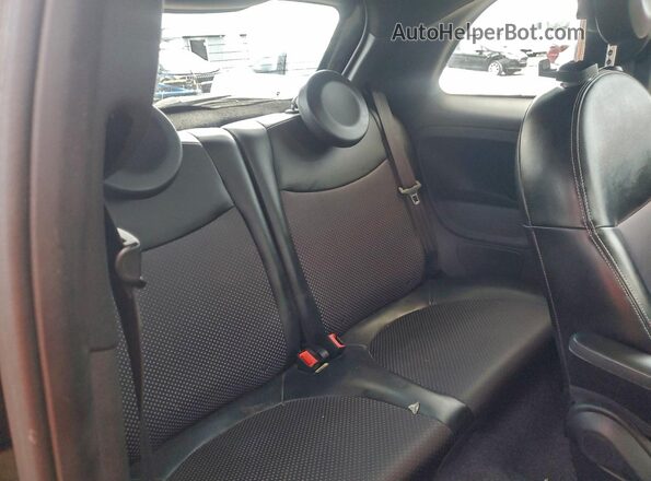 3C3CFFGE0GT229702 2016 FIAT 500 Черный Вид задних сидений