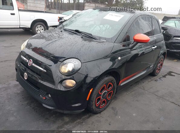 3C3CFFGE1GT129687 2016 FIAT 500E Black Vista tres cuartos delantera izquierda