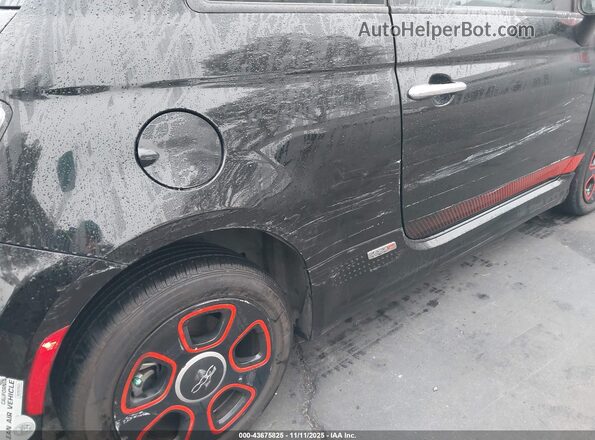 3C3CFFGE1GT129687 2016 FIAT 500E Black Vista del cuadro de instrumentos