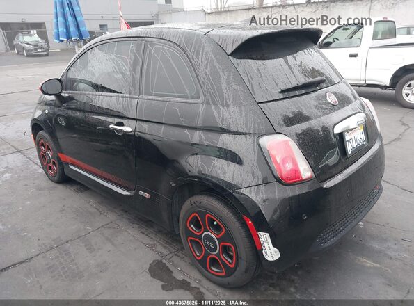 3C3CFFGE1GT129687 2016 FIAT 500E Black Trasero izquierdo