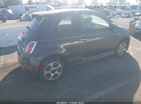 3C3CFFGE4GT184182 2016 FIAT 500E Gray Rear right