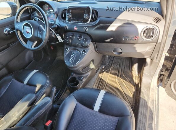 3C3CFFGE8HT598325 2017 FIAT 500 Charcoal Առջևի վահանակի տեսք
