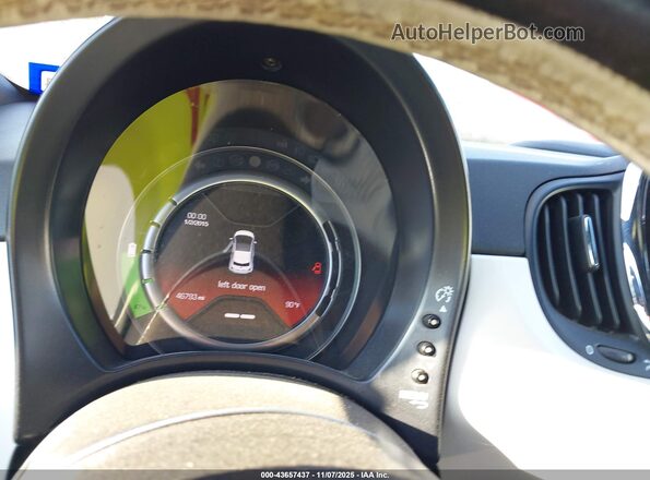 3C3CFFGEXGT121992 2016 FIAT 500E White Vista interior de 360 grados