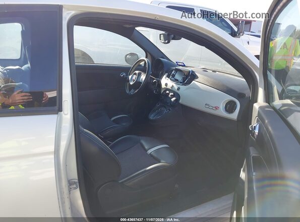 3C3CFFGEXGT121992 2016 FIAT 500E White Vista interior delantera