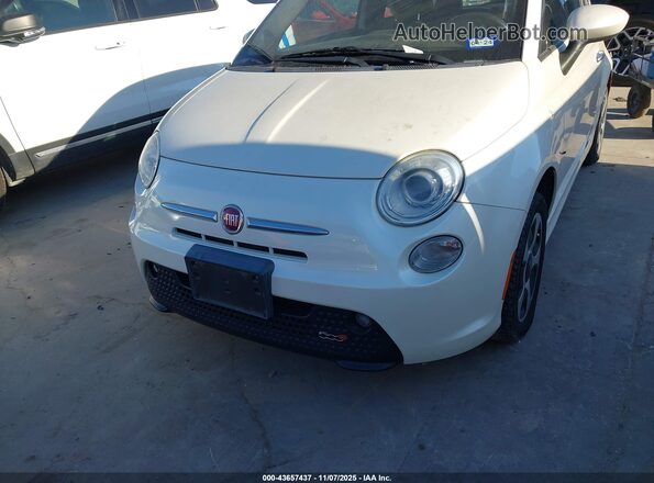 3C3CFFGEXGT121992 2016 FIAT 500E White Vista frontal