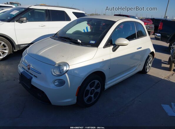 3C3CFFGEXGT121992 2016 FIAT 500E White Vista tres cuartos delantera izquierda