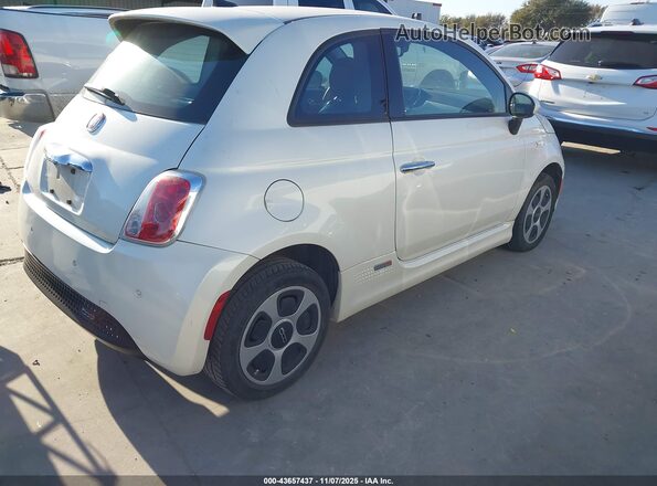 3C3CFFGEXGT121992 2016 FIAT 500E White Trasero derecho