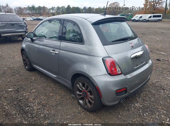 3C3CFFKR4HT527746 2017 FIAT 500 Серый Задняя левая четверть